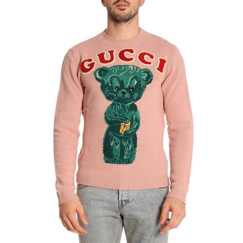 pink gucci jumper mens|designer crewneck sweaters for men.